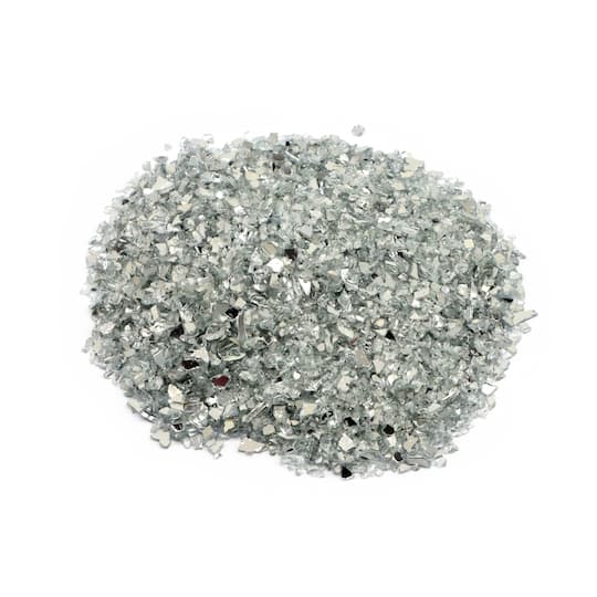 Silver Crushed Glass Decorative Filler by Ashland&#xAE;